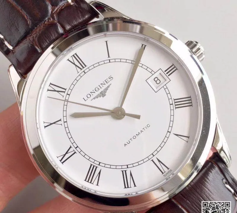 Longines Record L2.820.4.11.2 1:1 Best Edition Replica Watch Swiss ETA2824